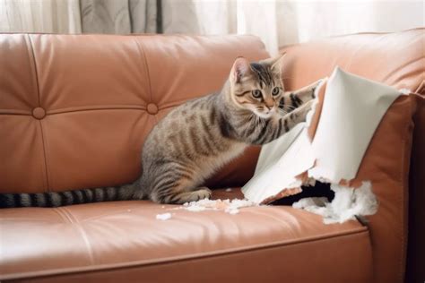 få katt att inte klösa på soffa